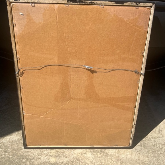 Framed Cowboy Portrait with Hat and Bandana - Picture 6 of 9